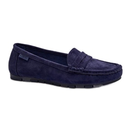 Step in style Mocasini Model Big Star NN274931 Sistem Memory Foam Navy - Pas in stil