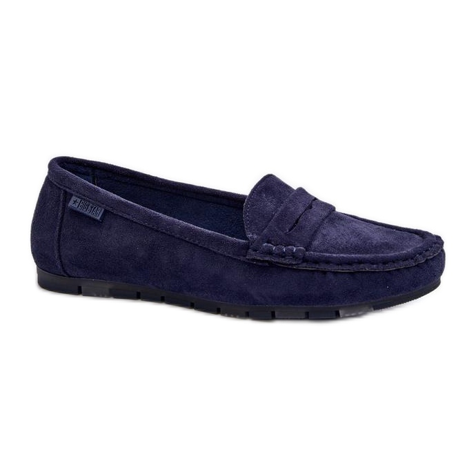 Step in style Mocasini Model Big Star NN274931 Sistem Memory Foam Navy - Pas in stil