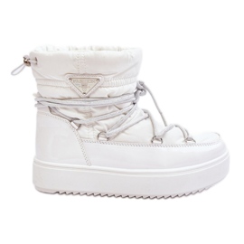 Step in style Cizme de zapada Model Fleure NB606 White - Pas in stil alb
