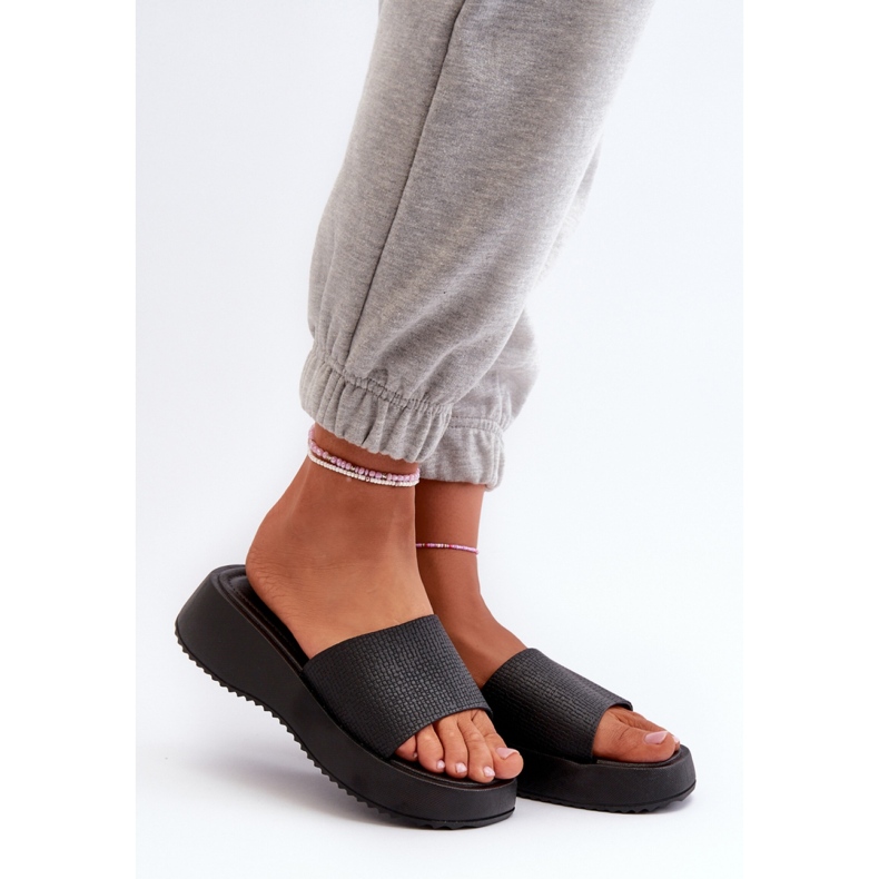 Step in style Sandal Flip-flops Model Vimarils 695-01 Negru - Pas în stil