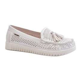 Step in style Mocasini Model Tinami HH503-9 Alb - Pas in stil