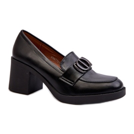Step in style Pantofi Model Nedarea RMR2394D-4 Negri - Pas in stil negru