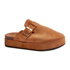 Step in style Papuci Model Terilain TL8-123 Camel - Pas in stil maro Step in style Papuci Model Terilain TL8-123 Camel - Pas in stil maro