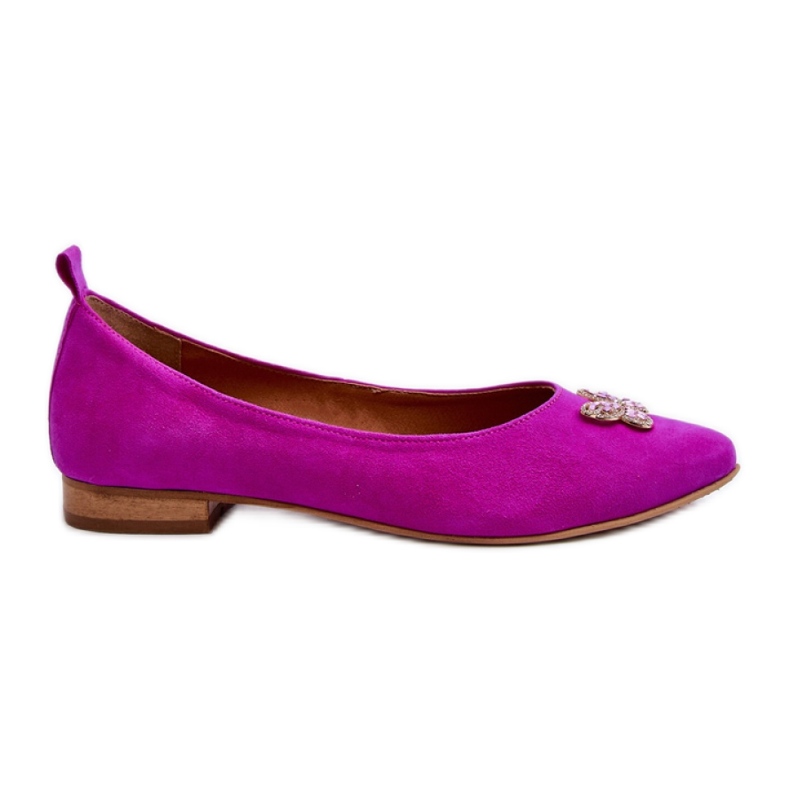 Step in style Balerini Model Zazoo 2887/067 Fuchsia - Pas în stil roz