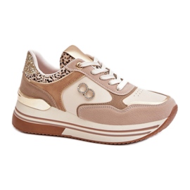 Step in style Pantofi sport Model Debizia YY-6 Bej - Pas in stil