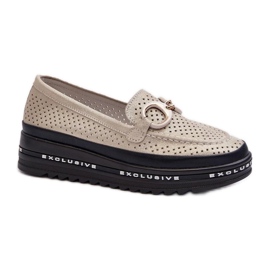 Step in style Mocasini Model S.Barski LR750 Gold - Pas in stil galben