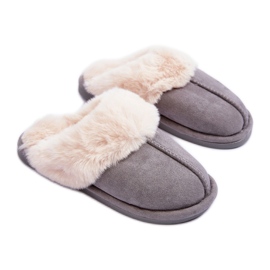 Step in style Papuci Model Pinky BO-609 Gri - Pas in stil