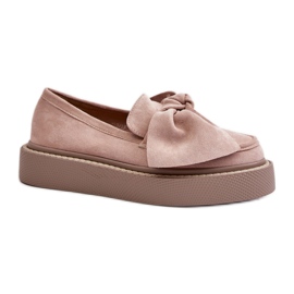 Step in style Mocasini Model Naivine JH372 Roz Pudrat - Pas in stil Step in style Mocasini Model Naivine JH372 Roz Pudrat - Pas in stil