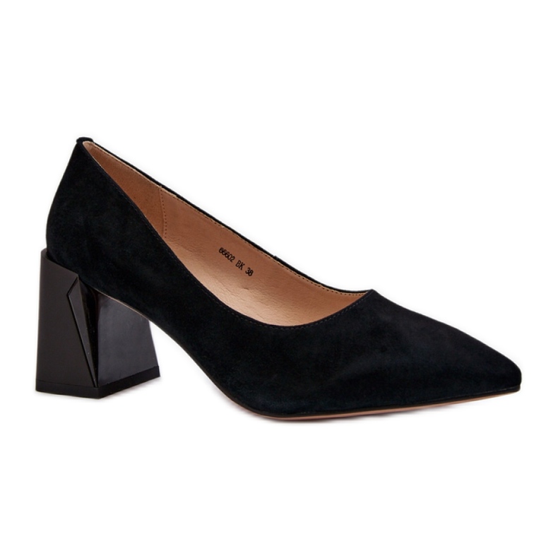 Step in style Pompe Model Alessyndra 66602 Black - Pas în stil negru