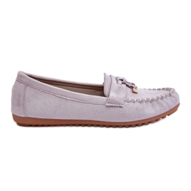 Step in style Mocasini Model Good Time ZA28P Gri - Pas in stil