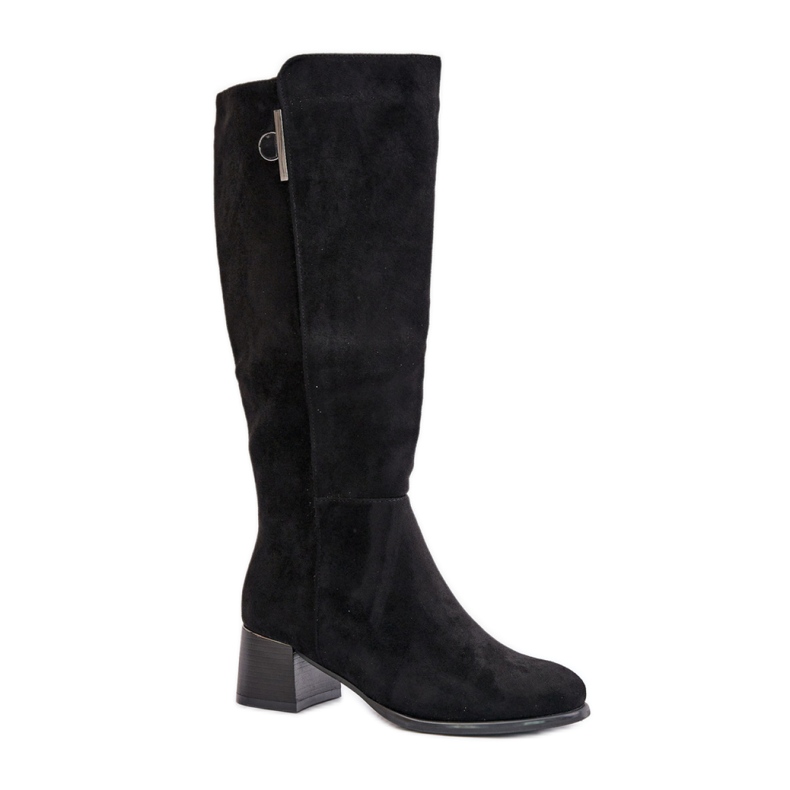 Step in style Cizme Model Izanae RMR2481-3 Black Suede - Pas în stil negru