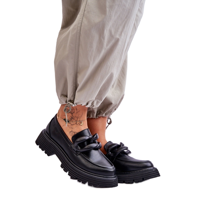 Step in style Mocasini Model Big Star LL274580 Negri - Pas in stil negru