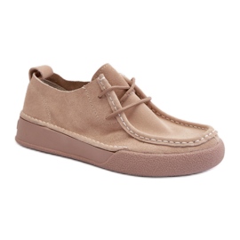 Step in style Pantofi Model Sergio Leone SP021 Bej - Pas in stil