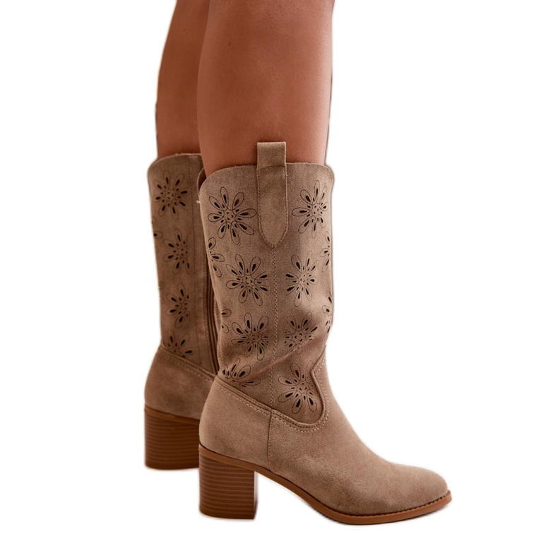 Step in style Cizme Model Nevilos RMR2337-11 Bej - Pas in stil