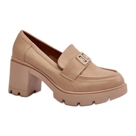 Step in style Pantofi Model Ranunca RMR23108-2 Bej - Pas in stil