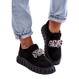 Step in style Pantofi sport Model Desire NB615 Black Suede - Pas in stil negru Step in style Pantofi sport Model Desire NB615 Black Suede - Pas in stil negru