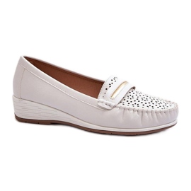 Step in style Mocasini Model Nassnema 833959 Alb - Pas in stil