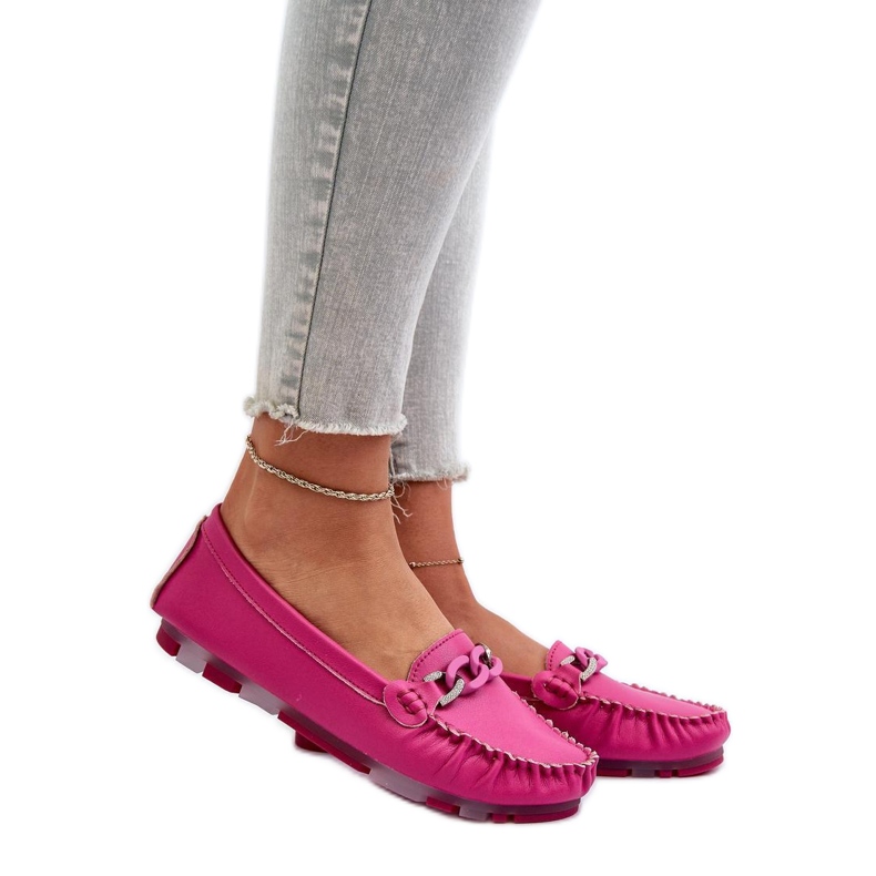 Step in style Mocasini Model S.Barski LR339 Fuchsia - Pas in stil roz Step in style Mocasini Model S.Barski LR339 Fuchsia - Pas in stil roz