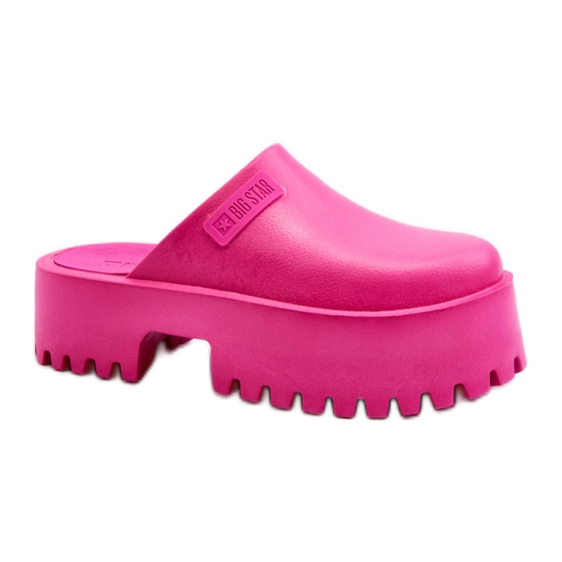 Step in style Sandale Flip-flops Model Big Star NN274019 Fuchsia - Pas în stil roz