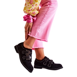 Step in style Pantofi Model Lu Boo XW37311 Black Suede - Pas în stil negru