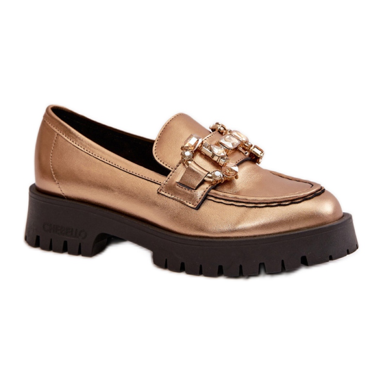 Step in style Mocasini Model Chebello 4369 Gold - Pas in stil galben Step in style Mocasini Model Chebello 4369 Gold - Pas in stil galben