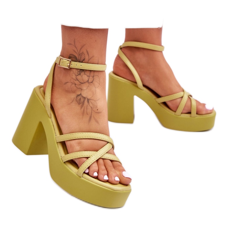 Step in style Sandale Model Shemira 78-130 Verde - Pas in stil
