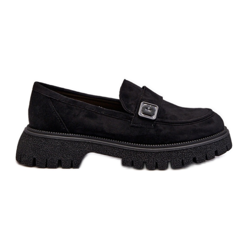 Step in style Mocasini Model Flanila 62124 Black Suede - Pas in stil negru