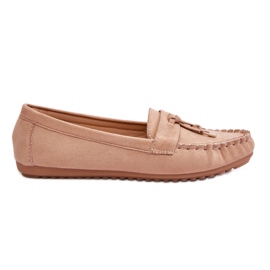 Step in style Mocasini Model Good Time ZA28P Bej Inchis - Pas in stil