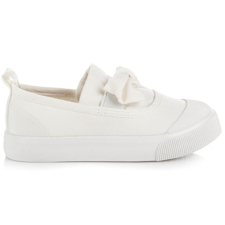 L&H Slip-on cu adidasi alb