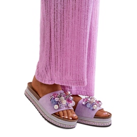 Step in style Sandale Flip-flops Model S.Barski HY077 Violet - Pas în stil