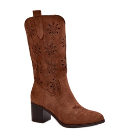 Step in style Cizme Model Nevilos RMR2337-11 Maro - Pas in stil