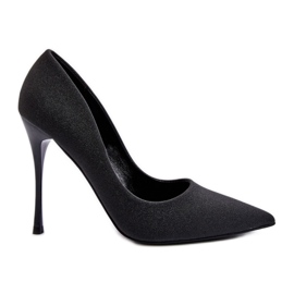 Step in style Tocuri inalte Tiberon model LE103 Black - Pas in stil negru