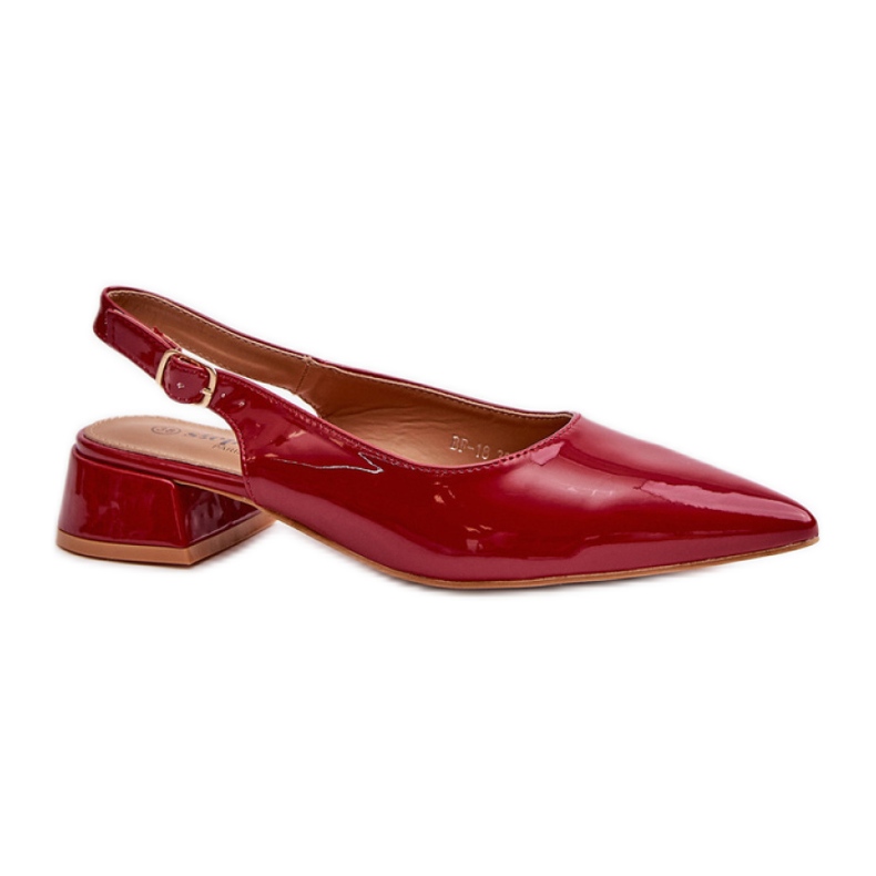 Step in style Balerini Model Anarinne BF-18 Burgundy - Pas în stil roșu