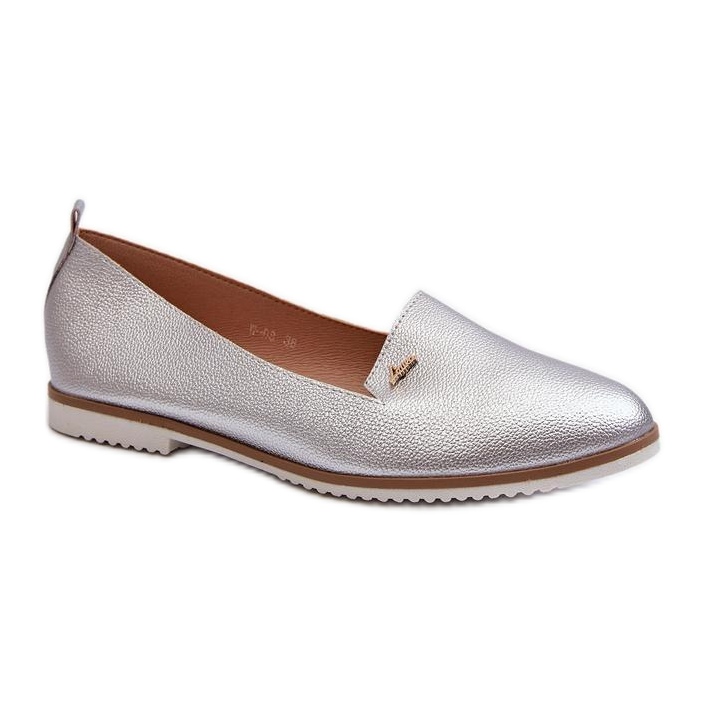 Step in style Mocasini Model Enzla W-98 Silver - Pas in stil gri Step in style Mocasini Model Enzla W-98 Silver - Pas in stil gri
