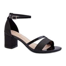 Step in style Sandale Model Ploemis 20244 Negru - Pas in stil