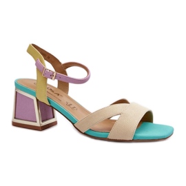 Step in style Sandale Model Da CR482 Bej - Pas în stil
