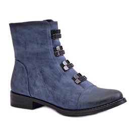 Step in style Cizme Model Evalith ASA62-30 Albastru - Pas in stil