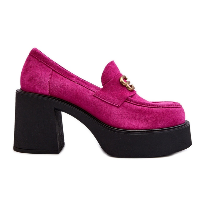 Step in style Pantofi Model Zazoo 20170 Fuchsia Suede - Pas in stil roz