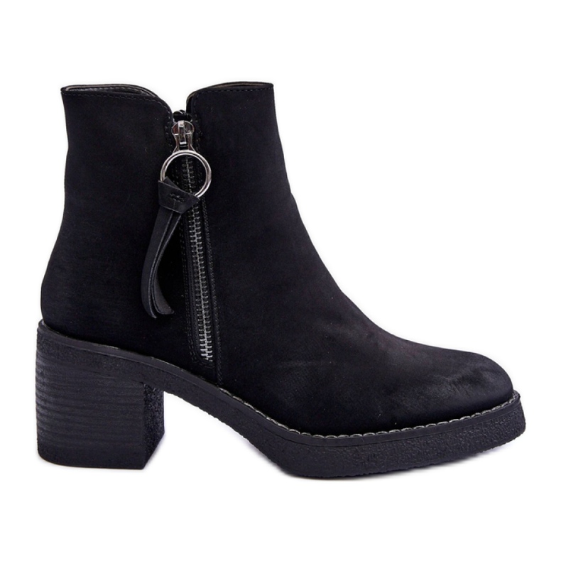 Step in style Cizme Model Limoso M706 Black Suede - Pas in stil negru