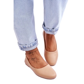 Step in style Balerini Model Stacee 9BL02-1029 Bej - Pas în stil