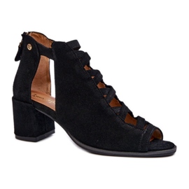 Step in style Sandale Model Maciejka 06456-01 Negru - Pas în stil