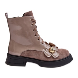 Step in style Cizme Model Da MR870-76 Gri/Maro - Pas in stil Step in style Cizme Model Da MR870-76 Gri/Maro - Pas in stil