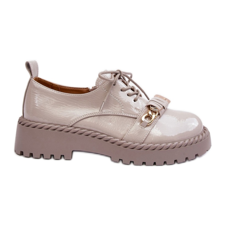 Step in style Pantofi Model Da MR870-81 Grey Lac - Pas in stil gri