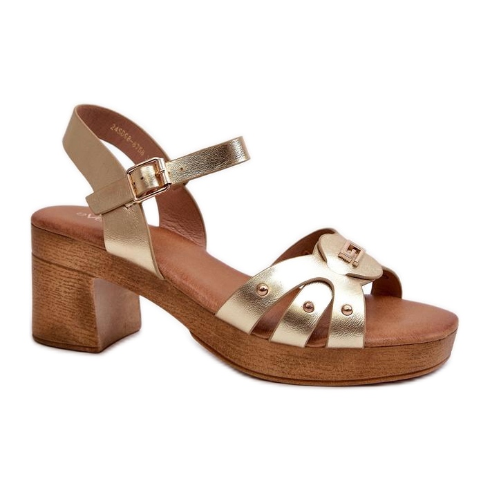 Step in style Sandale Model Assames 24SD98-6758 Gold - Pas în stil galben