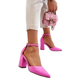 Step in style Pompe Model Lexie QA203P Fuchsia - Pas în stil roz
