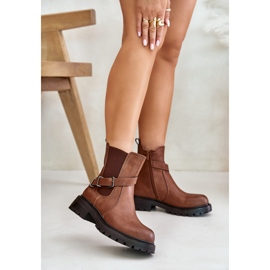 Step in style Cizme Chelsea Model Sergio Leone TR719-S Maro - Pas in stil