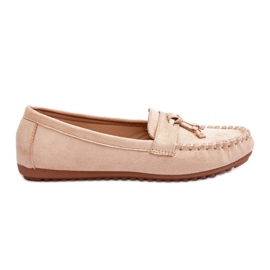 Step in style Mocasini Model Good Time ZA28P Bej - Pas in stil