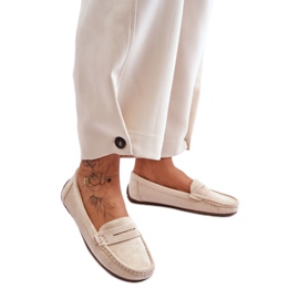 Step in style Mocasini Model Lenvie FT245 Bej - Pas in stil