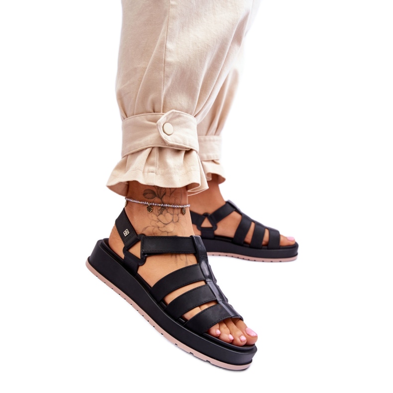 Sandale vegane Zaxy Black negru