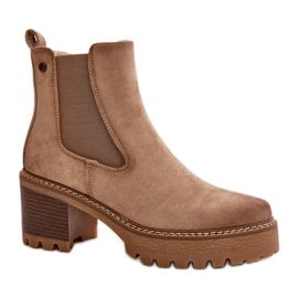 Step in style Cizme Model Irissinae KE217 Bej - Pas in stil